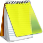 notepad android application logo